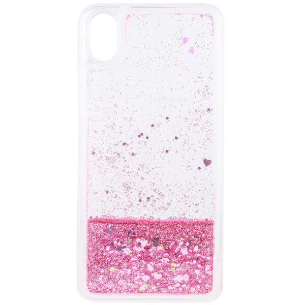 

TPU чехол Liquid hearts для Xiaomi Redmi 7A Розовый