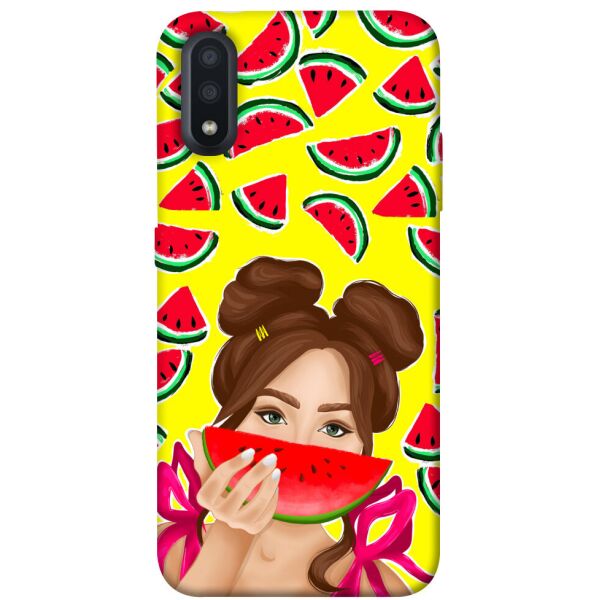 

Чехол itsPrint Watermelon girl для Samsung Galaxy A01