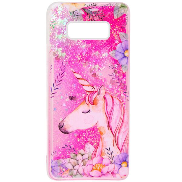 

TPU чехол с переливающимися блестками для Samsung Galaxy S10e Единорог