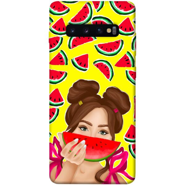 

Чехол itsPrint Watermelon girl для Samsung Galaxy S10+