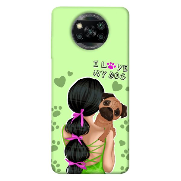 

Чехол itsPrint Love my dog для Xiaomi Poco X3 NFC