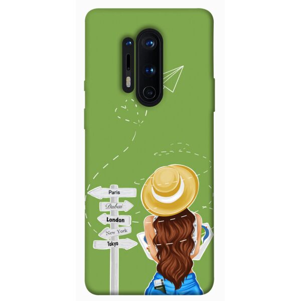 

Чехол itsPrint Travel girl для OnePlus 8 Pro