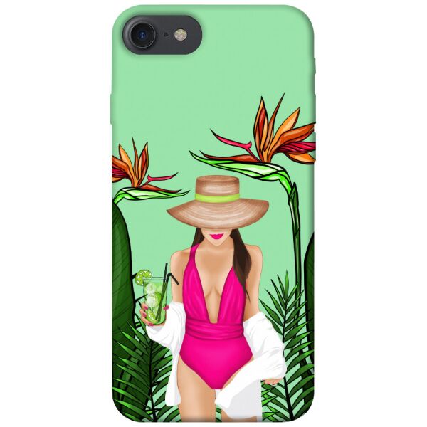 

Чехол itsPrint Tropical girl для Apple iPhone 7 / 8 (4.7")