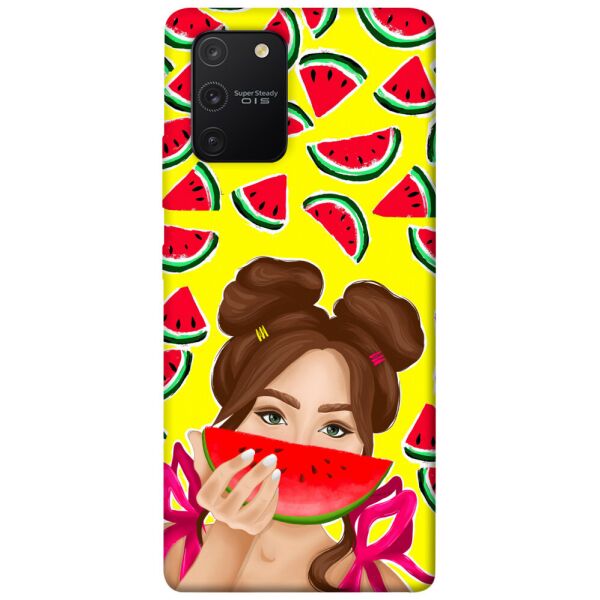 

Чехол itsPrint Watermelon girl для Samsung Galaxy S10 Lite