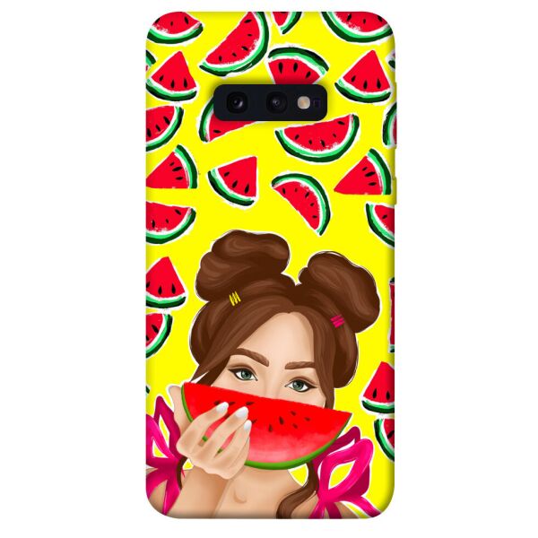 

Чехол itsPrint Watermelon girl для Samsung Galaxy S10e