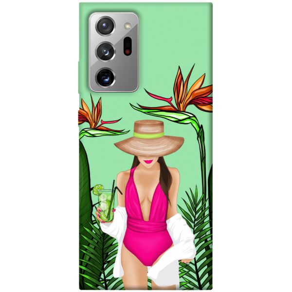 

Чехол itsPrint Tropical girl для Samsung Galaxy Note 20 Ultra