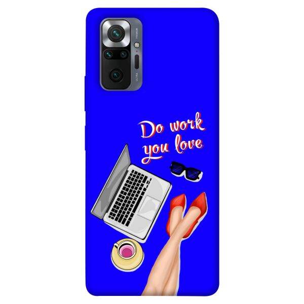 

Чехол itsPrint Do work you love для Xiaomi Redmi Note 10 Pro