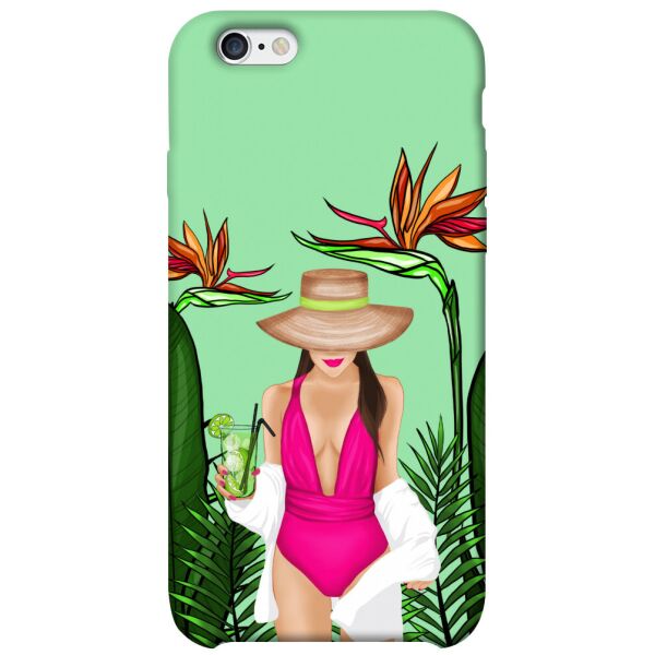 

Чехол itsPrint Tropical girl для Apple iPhone 6/6s (4.7")