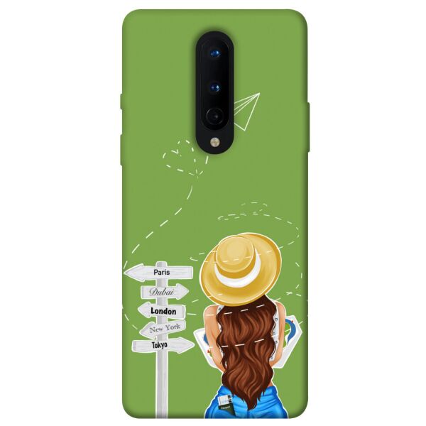

Чехол itsPrint Travel girl для OnePlus 8