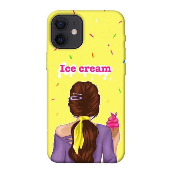 

Чехол itsPrint Ice cream girl для Apple iPhone 12 mini (5.4")
