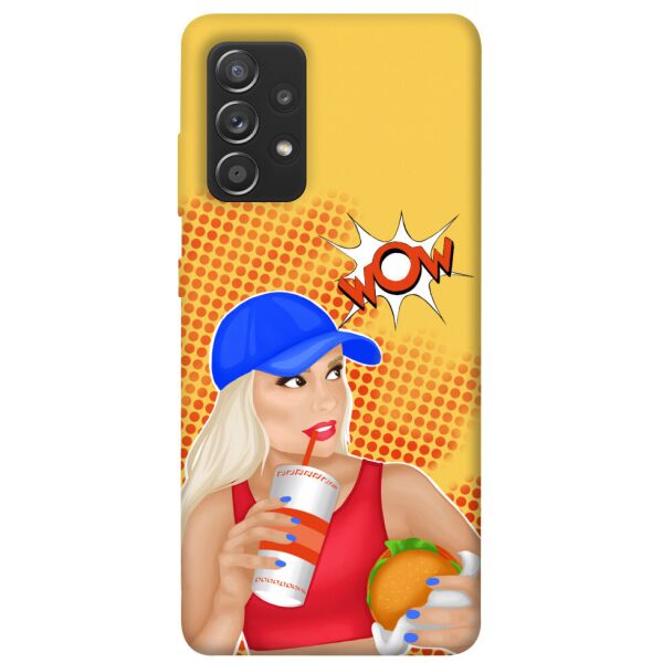 

Чехол itsPrint Wow burger для Samsung Galaxy A72 4G / A72 5G