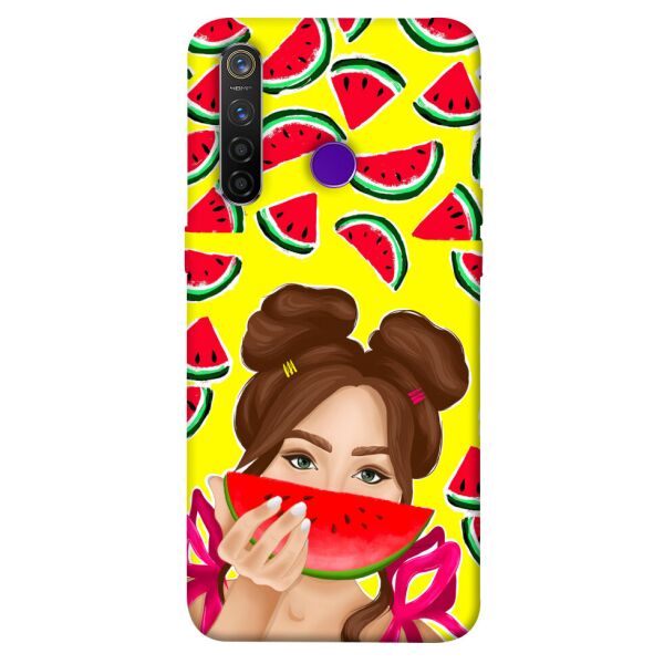 

Чехол itsPrint Watermelon girl для Realme 5 Pro