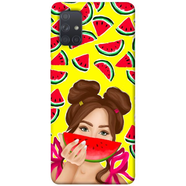 

Чехол itsPrint Watermelon girl для Samsung Galaxy A71