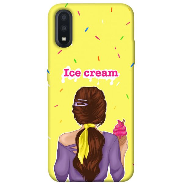 

Чехол itsPrint Ice cream girl для Samsung Galaxy A01