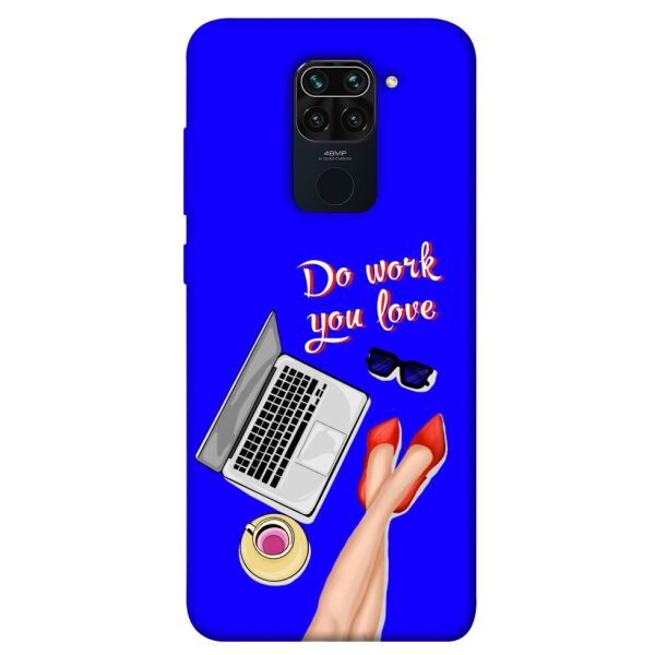 

Чехол itsPrint Do work you love для Xiaomi Redmi Note 9 / Redmi 10X