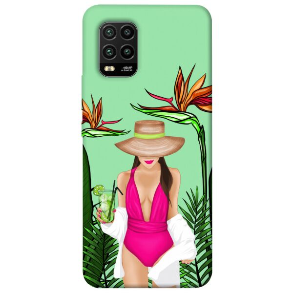 

Чехол itsPrint Tropical girl для Xiaomi Mi 10 Lite