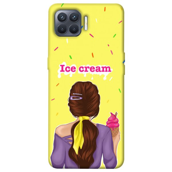 

Чехол itsPrint Ice cream girl для Oppo Reno 4 Lite