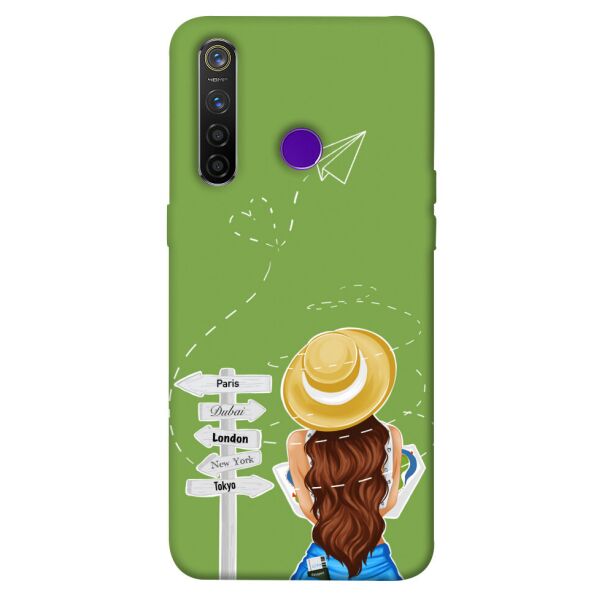 

Чехол itsPrint Travel girl для Realme 5 Pro