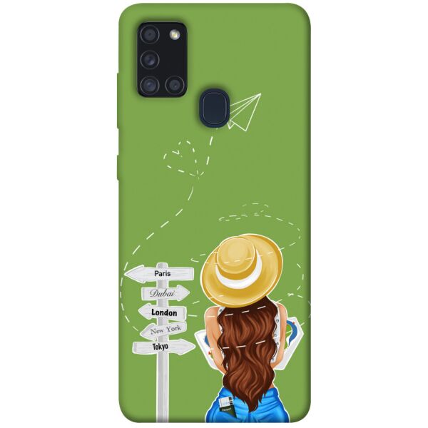 

Чехол itsPrint Travel girl для Samsung Galaxy A21s