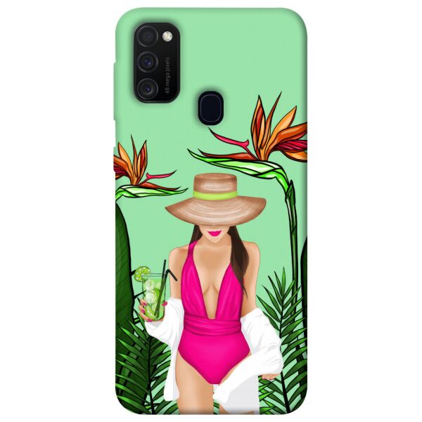 

Чехол itsPrint Tropical girl для Samsung Galaxy M30s / M21