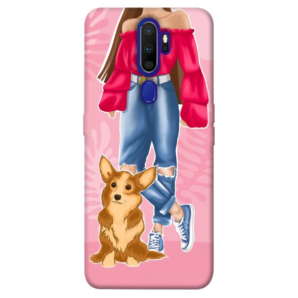 

Чехол itsPrint Girl and corgi для Oppo A5 (2020) / Oppo A9 (2020)