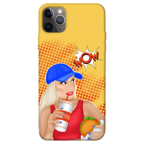 

Чехол itsPrint Wow burger для Apple iPhone 12 Pro Max (6.7")