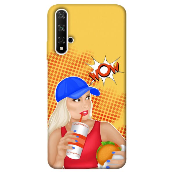 

Чехол itsPrint Wow burger для Huawei nova 5T