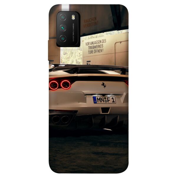 

Чехол itsPrint White Ferrari для Xiaomi Poco M3