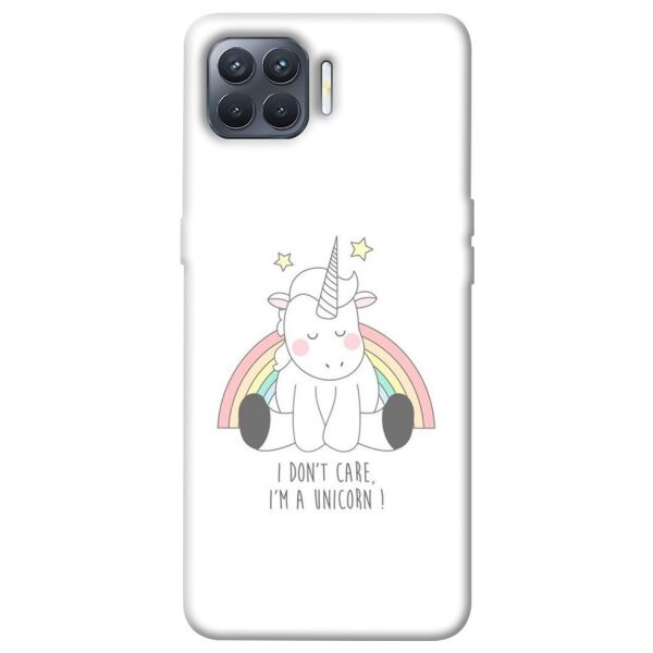 

Чехол itsPrint I don't care для Oppo Reno 4 Lite