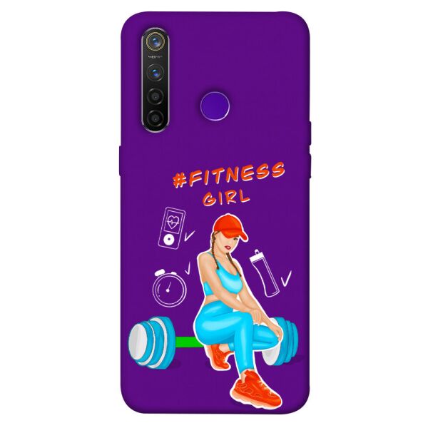 

Чехол itsPrint Fitness girl для Realme 5 Pro