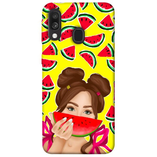 

Чехол itsPrint Watermelon girl для Samsung Galaxy A40 (A405F)