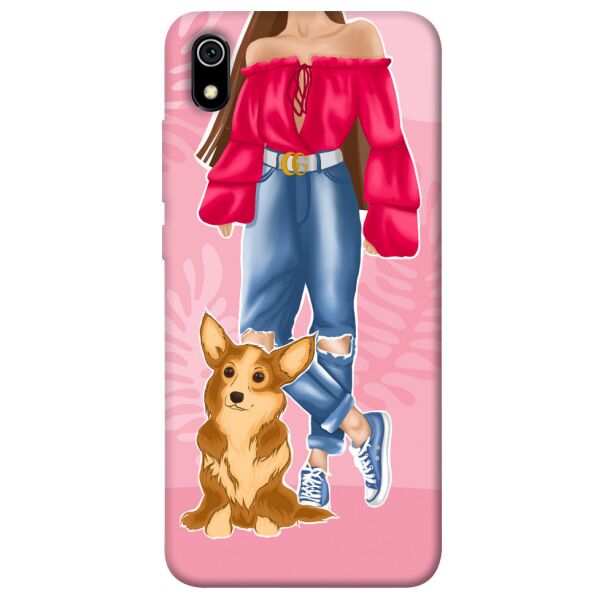

Чехол itsPrint Girl and corgi для Xiaomi Redmi 7A