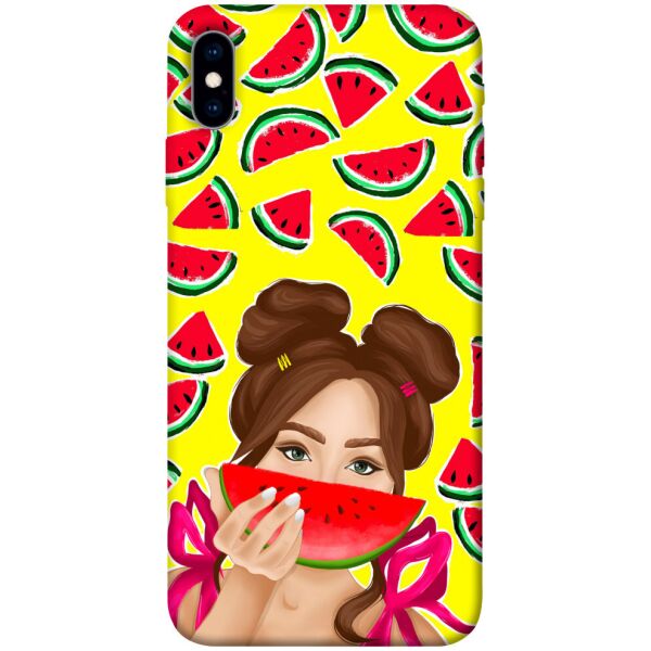 

Чехол itsPrint Watermelon girl для Apple iPhone X (5.8")