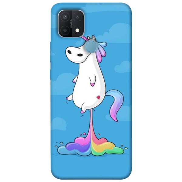 

Чехол itsPrint Единорог с радугой 2 для Oppo A15s / A15