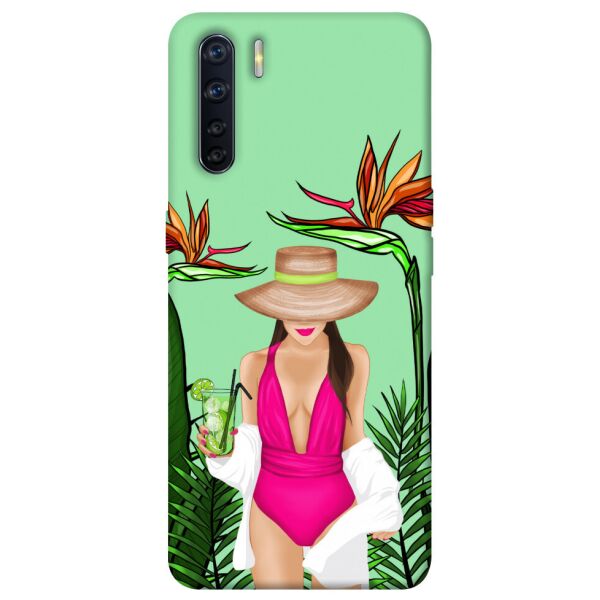 

Чехол itsPrint Tropical girl для Oppo A91