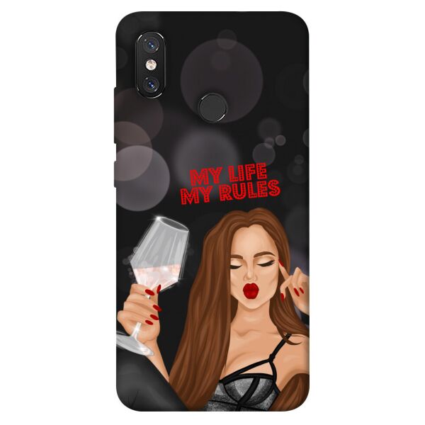 

Чехол itsPrint My life my rules для Xiaomi Mi 8