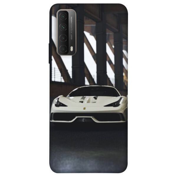 

Чехол itsPrint White sportcar для Huawei P Smart (2021)