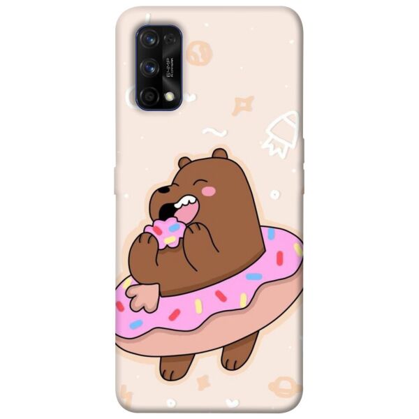 

Чехол itsPrint Мишка в пончике для Realme 7 Pro