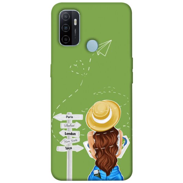 

Чехол itsPrint Travel girl для Oppo A53 / A32 / A33