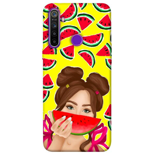

Чехол itsPrint Watermelon girl для Realme 5