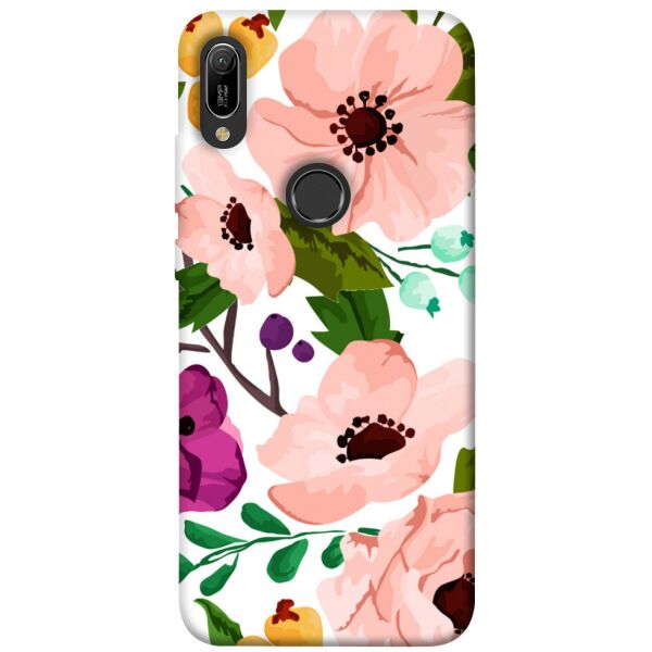 

Чехол itsPrint Акварельные цветы для Huawei Y6 (2019)