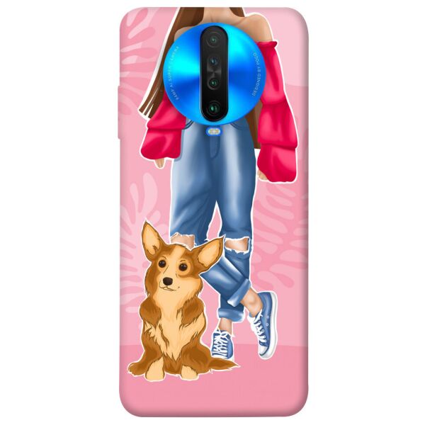 

Чехол itsPrint Girl and corgi для Xiaomi Poco X2