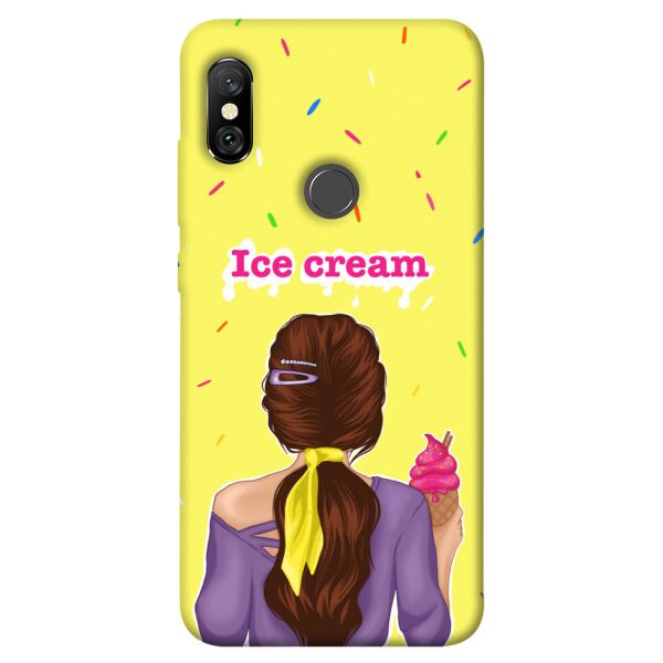 

Чехол itsPrint Ice cream girl для Xiaomi Redmi Note 6 Pro