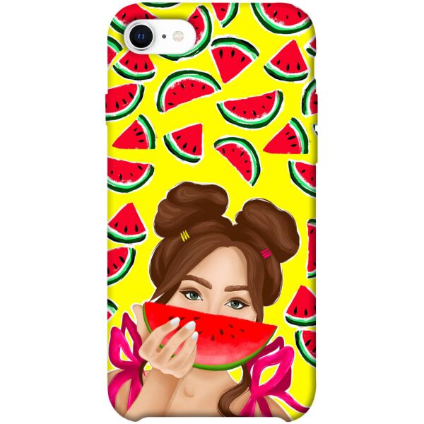 

Чехол itsPrint Watermelon girl для Apple iPhone SE (2020)