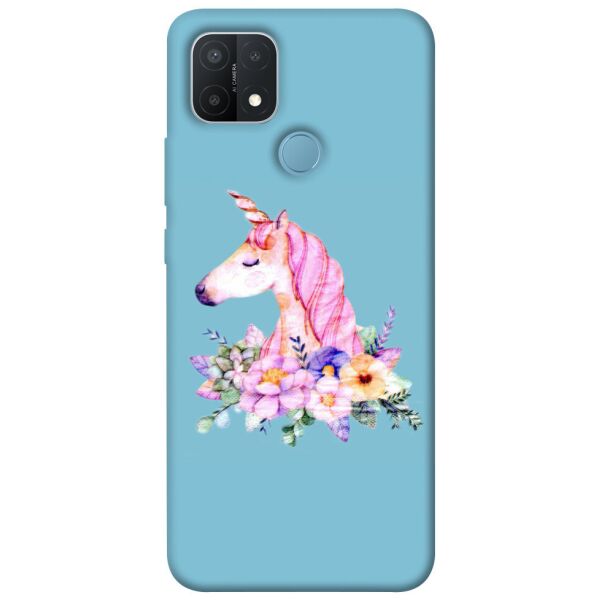 

Чехол itsPrint Счастливый единорог для Oppo A15s / A15