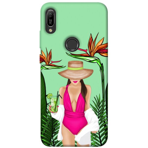 

Чехол itsPrint Tropical girl для Huawei Y6 (2019)