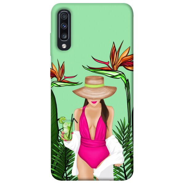 

Чехол itsPrint Tropical girl для Samsung Galaxy A70 (A705F)