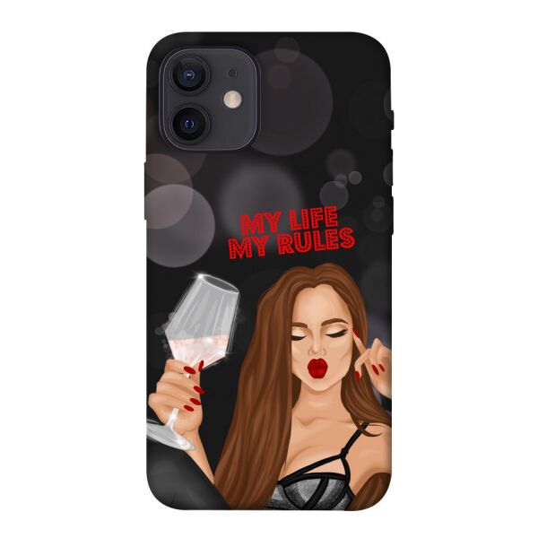 

Чехол itsPrint My life my rules для Apple iPhone 12 mini (5.4")