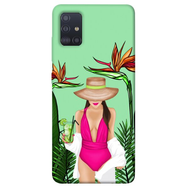 

Чехол itsPrint Tropical girl для Samsung Galaxy M51