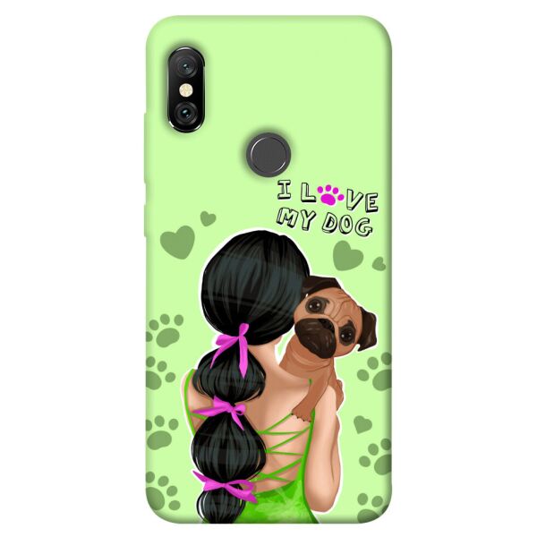 

Чехол itsPrint Love my dog для Xiaomi Redmi Note 6 Pro